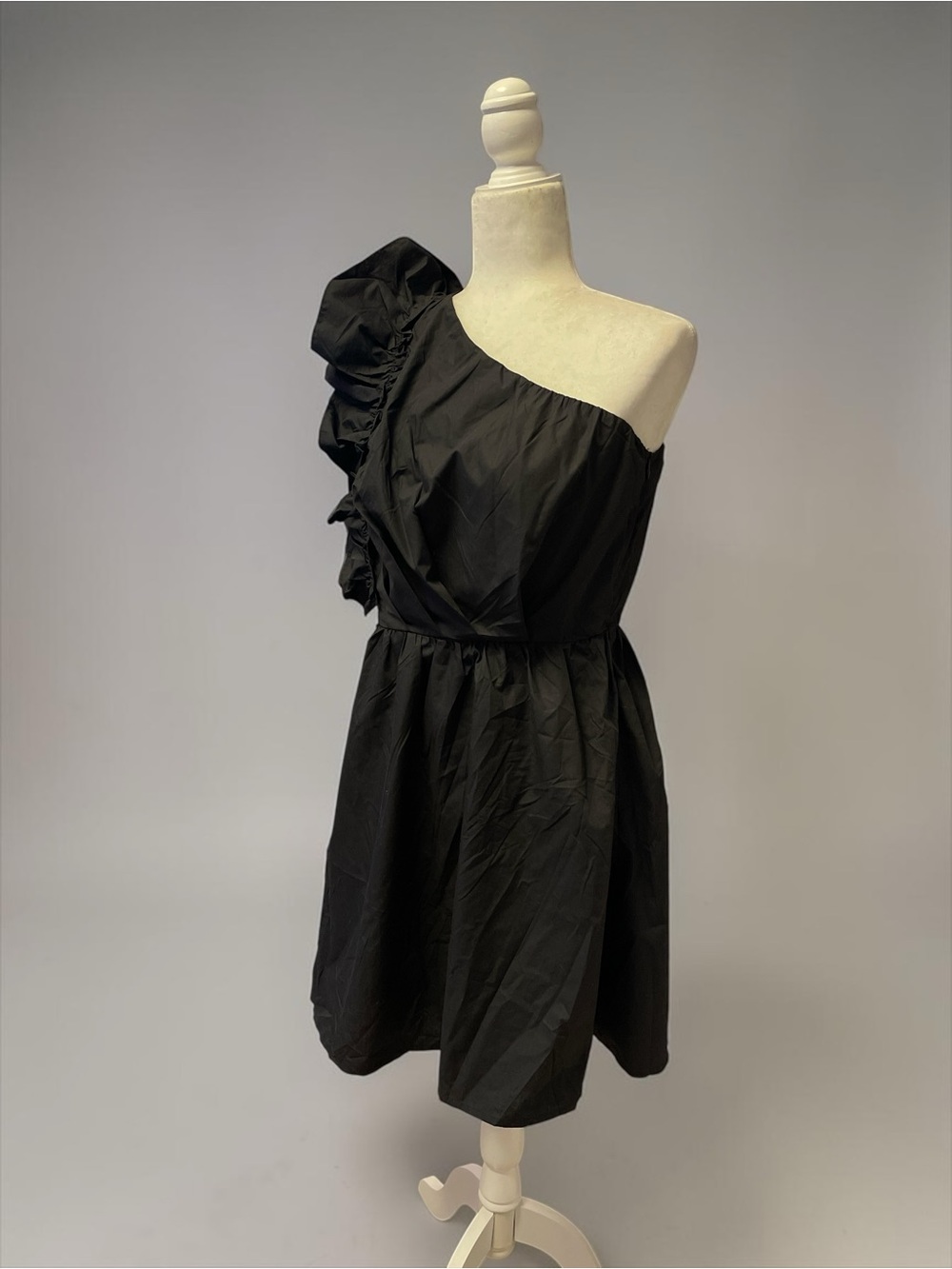 ZESICA Women's Summer One Shoulder Ruffle Dress - Picture 3 of 4
